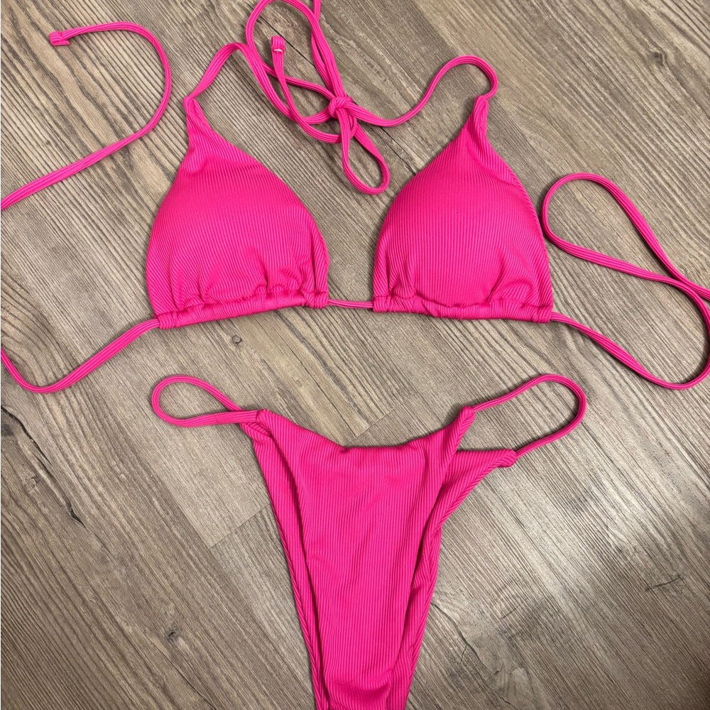 Vibrant Pink Bikini Set